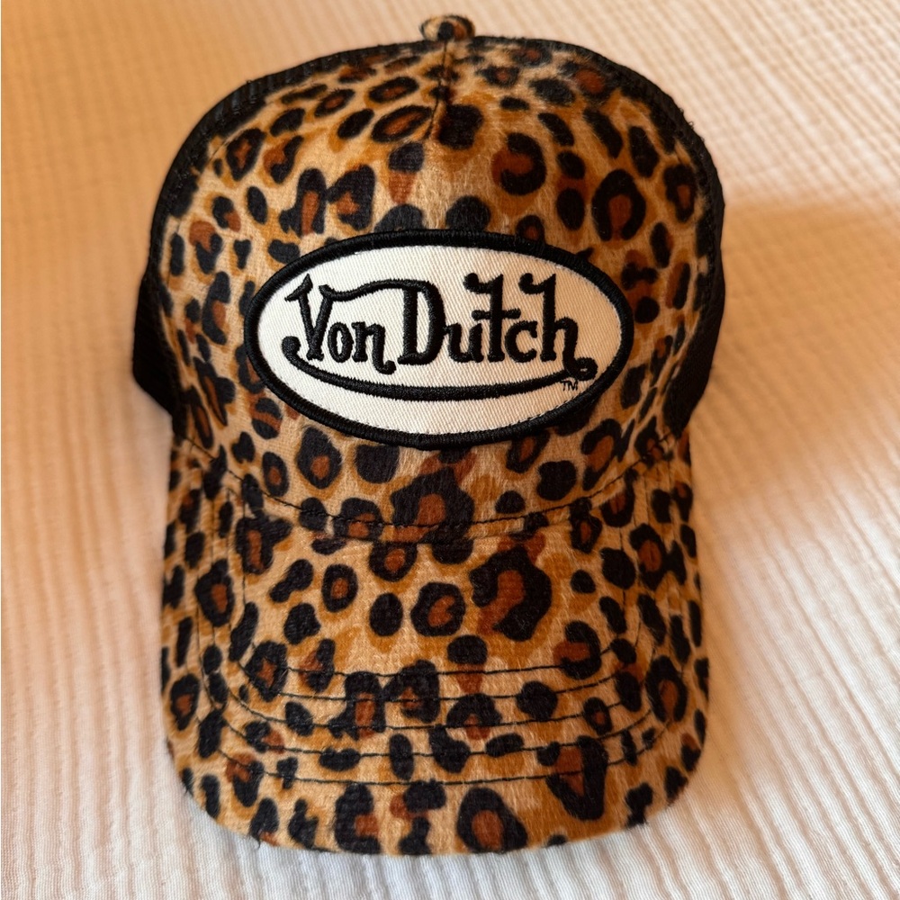 Leopard Von Dutch Hat